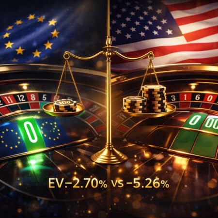 룰렛 유럽식 vs 미국식 차이